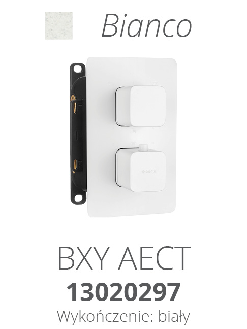 Element zewnętrzny HIACYNT BIANCO BXY AECT - kolor biały mat